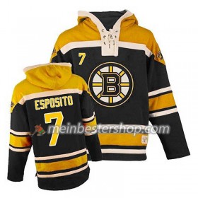 Boston Bruins Phil Esposito 7 Schwarz Sawyer Hooded Sweatshirt - Herren